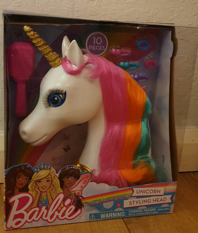 barbie dreamtopia unicorn styling head
